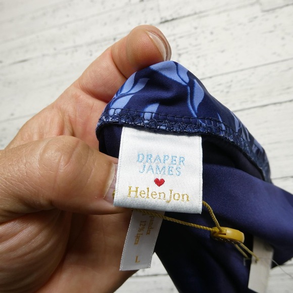 Draper James Helen Jon Bikini Bottom Womens Large Fold Over Hipster Floral Swim - Picture 4 of 8